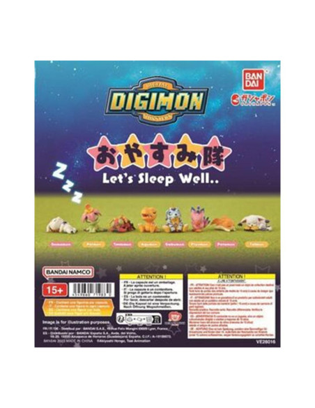 Surtido bandai gashapon digimon let s