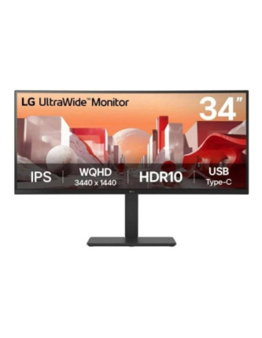 Monitor lg 34ba75qe - b 34 pulgadas wqhd 60hz