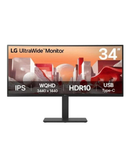 Monitor lg 34ba75qe - b 34 pulgadas wqhd 60hz