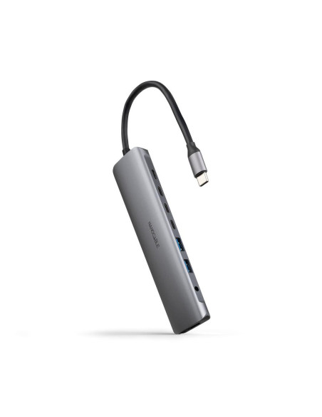 Hub nanocable usb - c 8 en 1