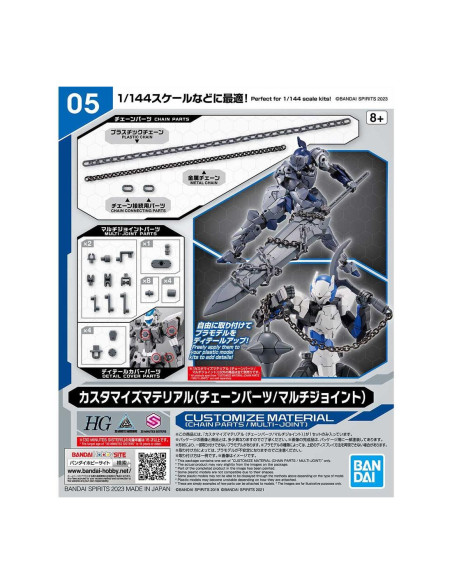 Customize material chain parts