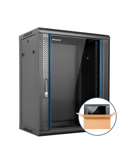 Armario rack mural 19 pulgadas phasak pro