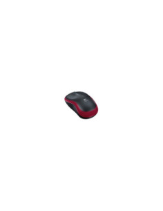 Mouse logitech wireless m185 optico rojo