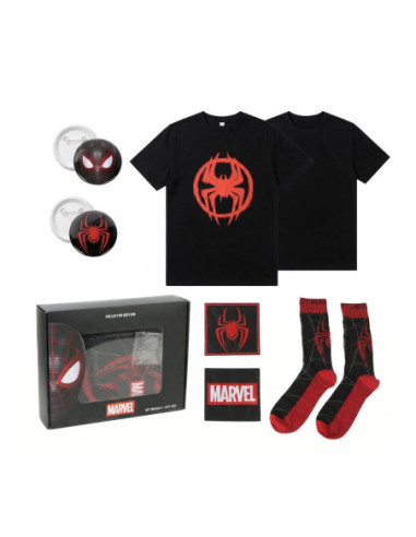 Camiseta corta single jersey set spiderman