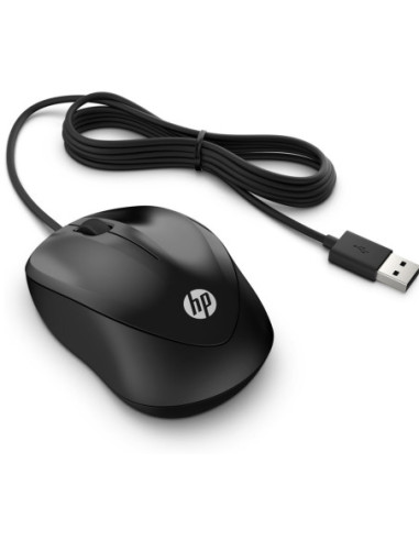 Raton cable hp usb 1000 negro