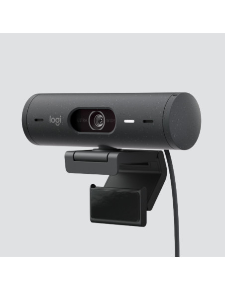 Webcam logitech brio 500 grafito full