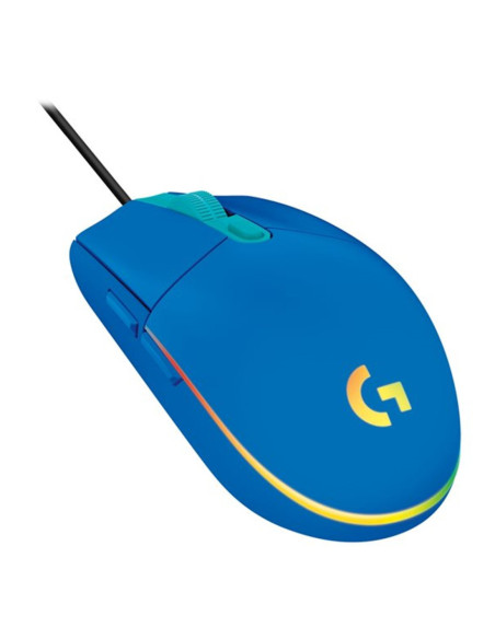 Mouse raton logitech g203 lightsync azul