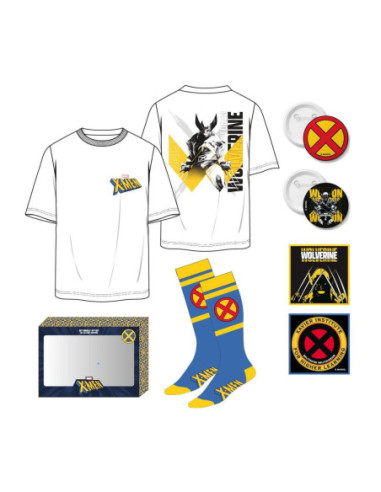 Camiseta corta single jersey set x - men