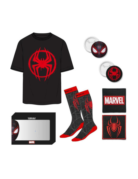 Camiseta corta single jersey set spiderman