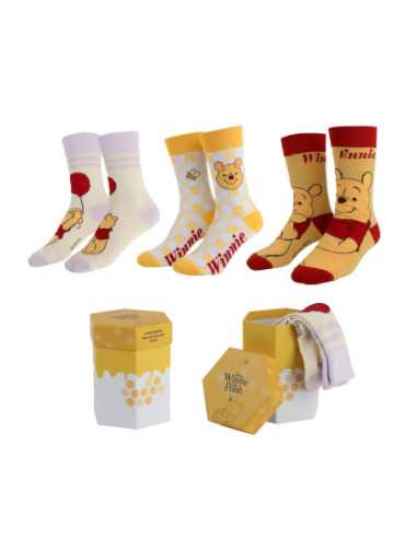 Pack calcetines 3 piezas disney winnie