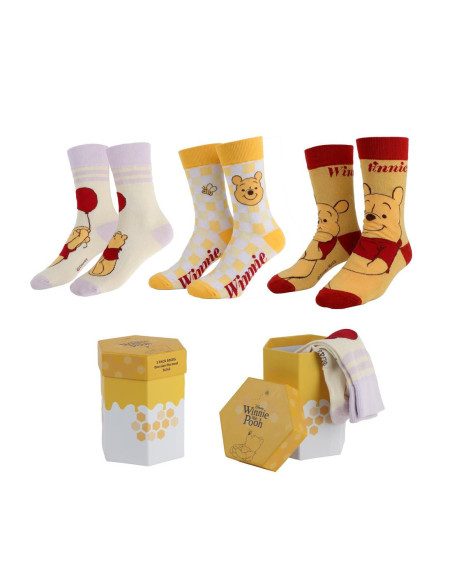 Pack calcetines 3 piezas disney winnie