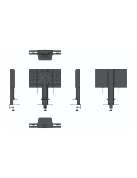 Soporte mesa maxhub hasta 55 pulgadas