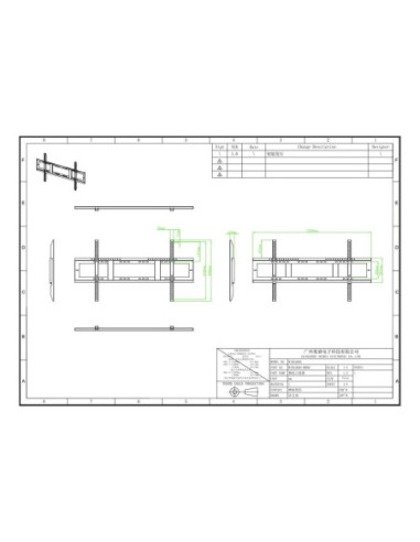 Soporte pared maxhub hasta 105 pulgadas