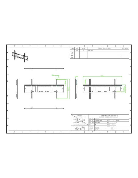 Soporte pared maxhub hasta 105 pulgadas