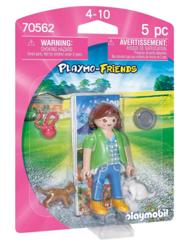 Playmobil mujer con gatitos