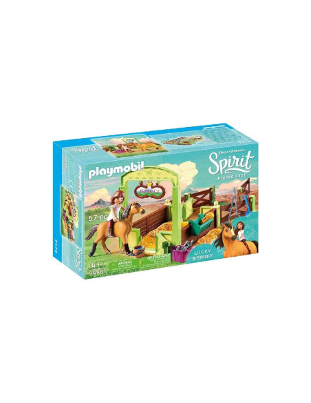 Playmobil spirit indomable establo fortu y