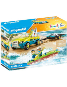 Playmobil coche playa con canoa