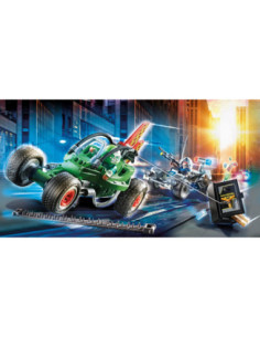 Playmobil ciudad kart policial persecucion ladron