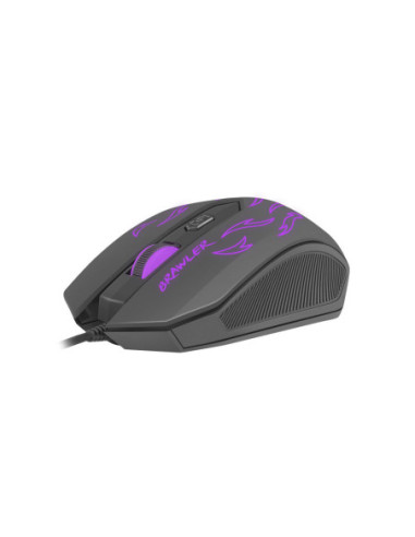 Raton gaming fury brawler 1600dpi negro