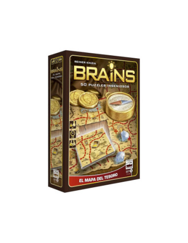 Juego mesa brains mapa del tesoro