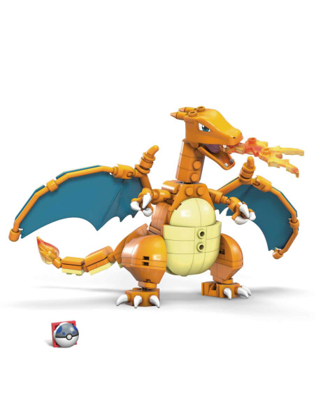 Figura mattel mega construx build pokemon