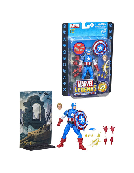 Figura hasbro capitan america 15 cm