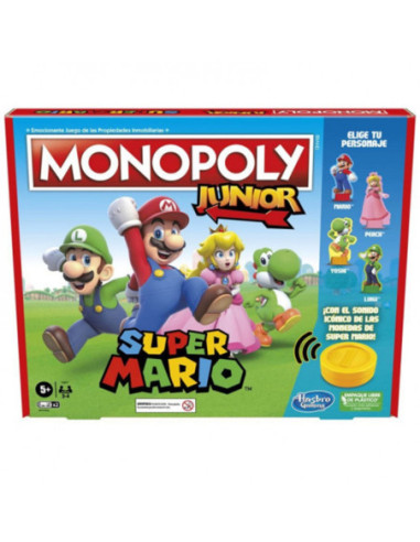 Juego mesa monopoly jr super mario