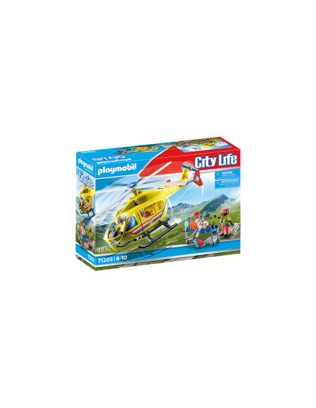 Playmobil helicoptero rescate