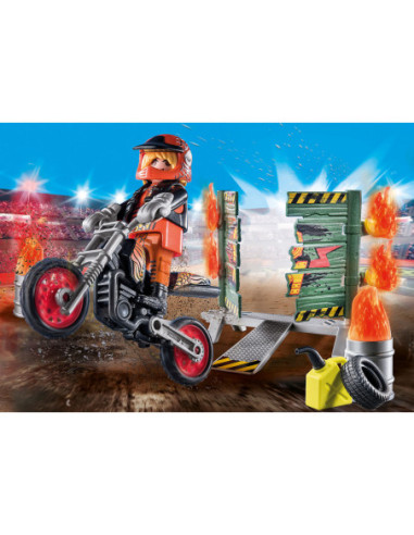 Playmobil starter pack stuntshow moto con