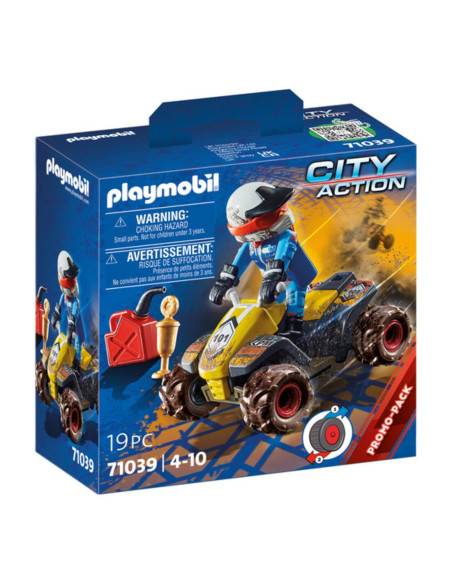 Playmobil city action quad offroad