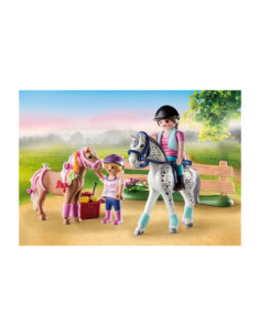 Playmobil starter pack cuidado caballos