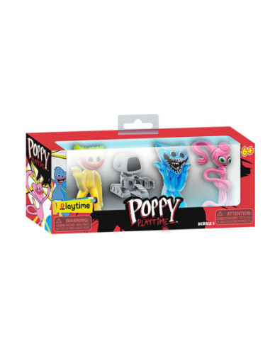 Pack 4 minifiguras poppy playtime 7cm