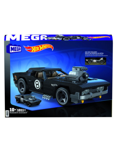 Figura mattel mega construx hot wheels