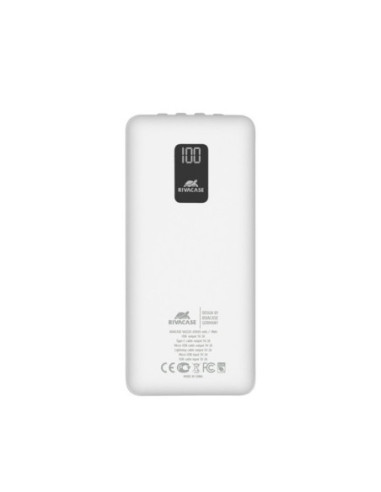 Powerbank rivacase va2220 20000mah blanco