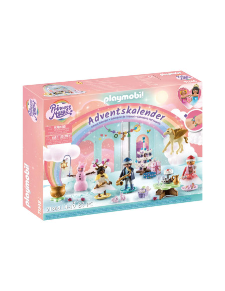 Calendario adviento playmobil arcoiris navidad