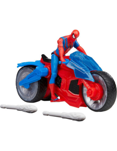 Figura hasbro marvel spider man moto