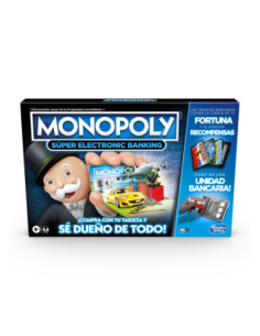 Juego mesa hasbro super electronic banking