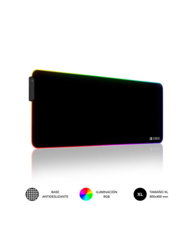 Alfombrilla subblim mouse pad premium led