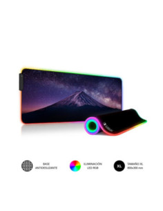 Alfombrilla subblim mouse pad premium led