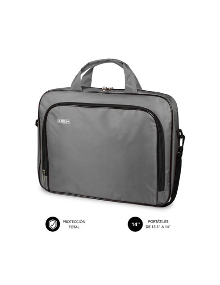 Maletin subblim oxford portatil 13.3 pulgadas - 14 pulgadas gris