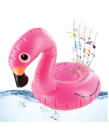 Altavoz flotante muvit life flamenco rosa