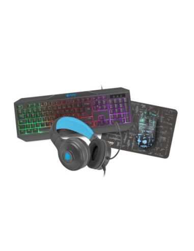 Teclado gaming 4 en 1 fury