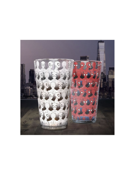 Vaso con cambio color paladone spider - man