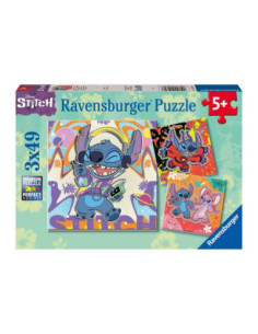 Puzzle ravensburger disney stitch 3x49