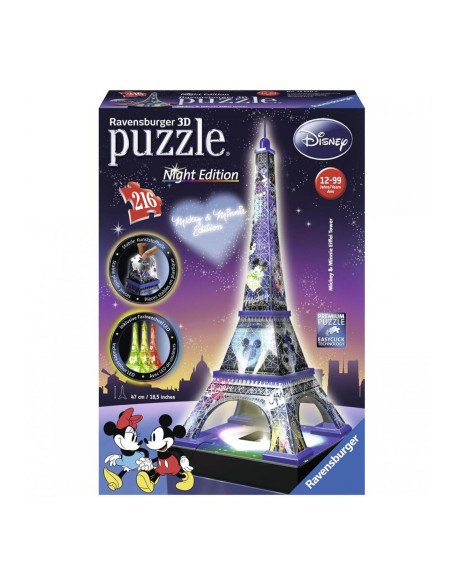 Puzzle 3d ravensburger disney torre eiffel