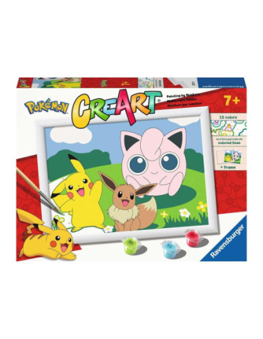 Kit pintar con números ravensburger creart