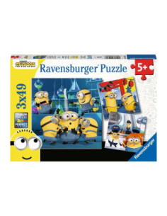 Puzzle ravensburger minions 3x49