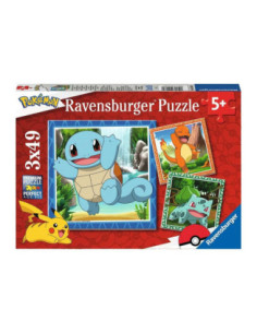 Puzzle ravensburger pokemon 3x49 5+