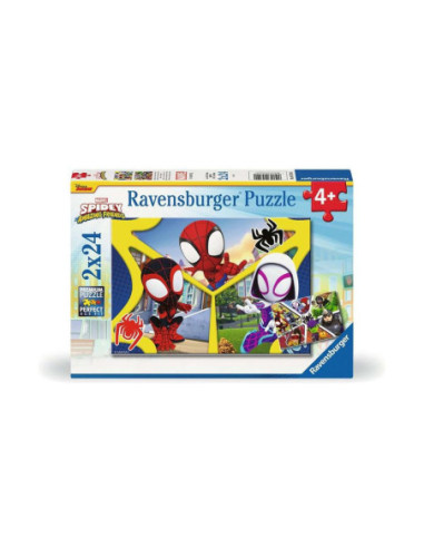 Puzzle ravensburger spidey 2x24