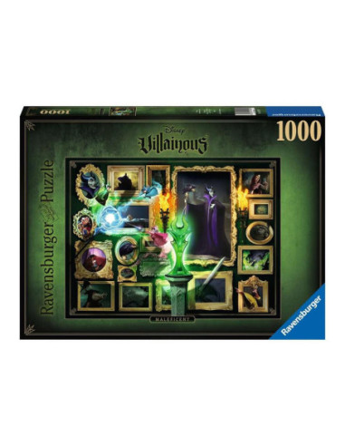 Puzzle ravensburger disney villainous: malefica 1000